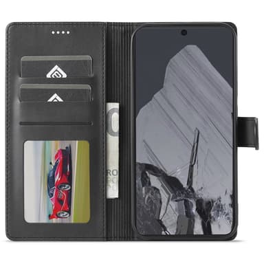 LC.IMEEKE Til Google Pixel 9 Pro XL Deksel Flip-Deksel - Svart