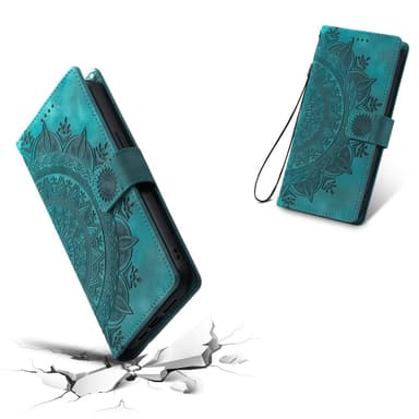For Samsung Galaxy A26 Lommebok Deksel Shell Mandala Blomstermønster