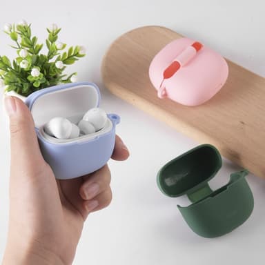 Til Xiaomi Redmi Buds 6 Lite Silikonetui Anti-Ripe Beskyttelsesdeksel - Rød