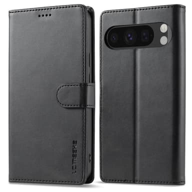 LC.IMEEKE Til Google Pixel 9 Pro XL Deksel Flip-Deksel - Svart