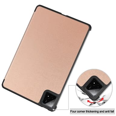 Slim Fit Dekselveske Til Xiaomi Pad 7 Auto Wake/Sleep - Rose Gold