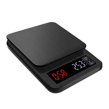 Digital minivekt 10 kg / 1 g elektrisk lomme i gram med bakgrunnsbelyst LCD-skjerm