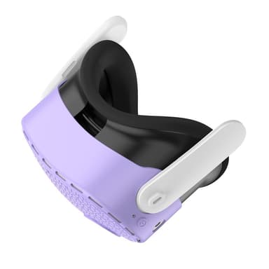 For Meta Quest 3S Beskyttelsesveske VR Hodesett Silikondeksel - Lilla