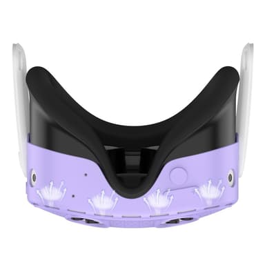 For Meta Quest 3S Beskyttelsesveske VR Hodesett Silikondeksel - Lilla