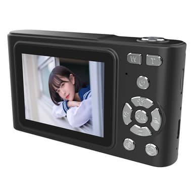 Digitalkamera 2.4 tommers IPS-skjerm HD CCD-kamera med 32 GB TF-kort+kortleser