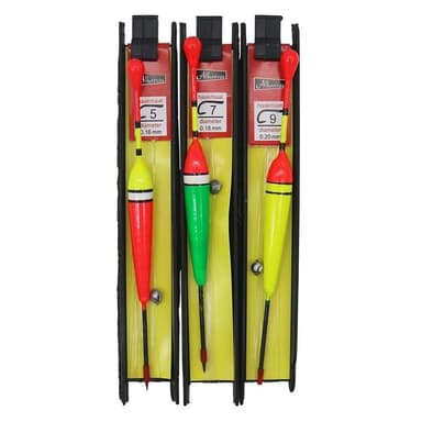 3-paks blyagn Flytebøye fiskeutstyr Fishing Fish Float Drift Set 6m line - Type 1