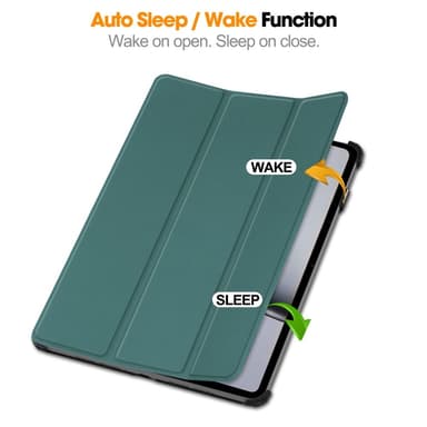 Slim Fit Dekselveske til OnePlus Pad 2 Auto Wake/Sleep - Grønn