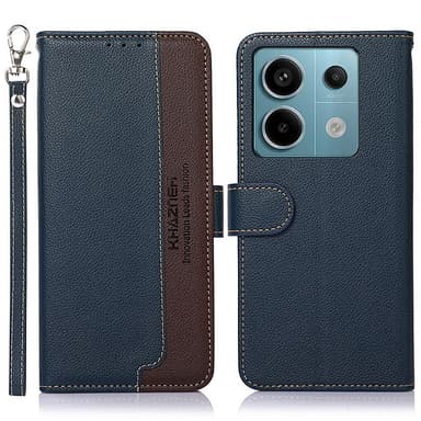 Til Xiaomi Redmi Note 13 Pro 5G Deksel KHAZNEH Blåbrun