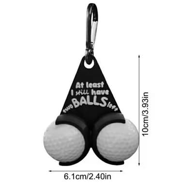Golfballholder Funny Letters Doble golfballer Golfgave - Stil A