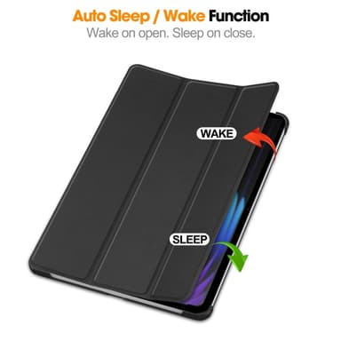 Slim Fit Dekselveske Til Xiaomi Pad 7 Auto Wake/Sleep - Svart