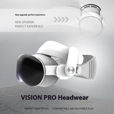 WOLMTT Justerbart hodefeste for A Vision Pro VR-hodesett tilbehør 45 grader