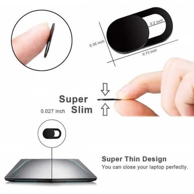 6stk Anti-Spy Datakamerabeskyttelsesglidebryter Anti-Peep Privacy - Starry Sky 5