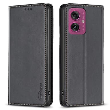 BINFEN Lommebokdeksel Motorola Moto G55 - Svart