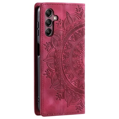 For Samsung Galaxy S25 Lommebok Deksel Shell Mandala Blomstermønster