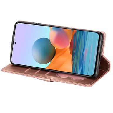 For Samsung Galaxy A56 5G Stående Glitterdeksel med Glidelåslomme - Rose Gold