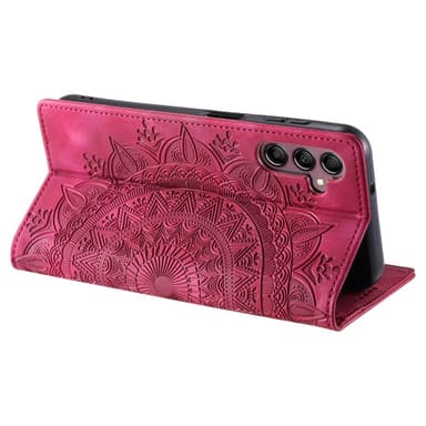For Samsung Galaxy S25 Lommebok Deksel Shell Mandala Blomstermønster