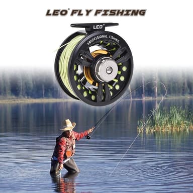 LEO 30m/100ft vekt fremover flytende fluefiskelinje nylonkjernefluelinje - WF-7F
