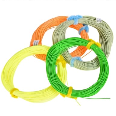 LEO 30m/100ft vekt fremover flytende fluefiskelinje nylonkjernefluelinje - WF-7F