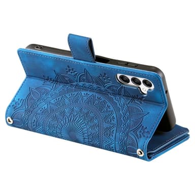 For Samsung Galaxy A26 / A16  Lommebok Deksel Shell Mandala Blomstermønster