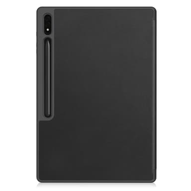Til Samsung Galaxy Tab S10 Ultra Stativveske Støtsikker med Pennholder - Svart