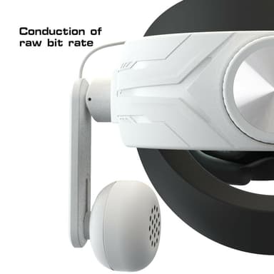 Hodetelefoner for Meta Quest 2/3 VR Headset 3,5 mm hodetelefoner med forlengbar klips