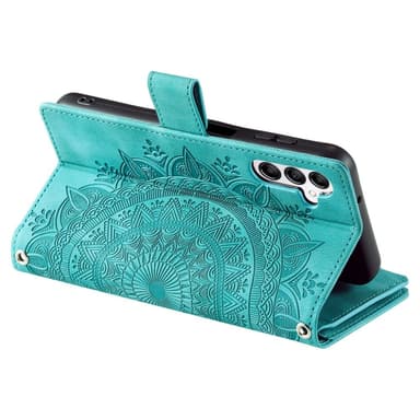 For Samsung Galaxy A56 Lommebok Deksel Shell Mandala Blomstermønster - Mynte