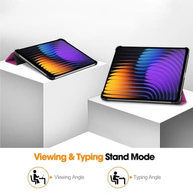 Slim Fit Dekselveske Til Xiaomi Pad 7 Auto Wake/Sleep - Lilla