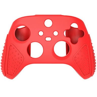 For Xbox Series S/X-spillkontroller Støvtett silikonbeskytter Anti-skli-deksel - Rød