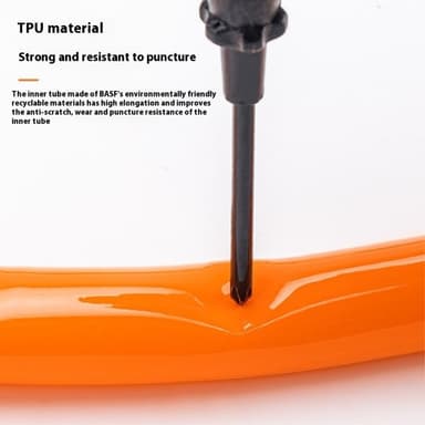Ultralett sykkelslange med 2 dekkreparasjonslapper - 700C Presta Ventil 65 mm