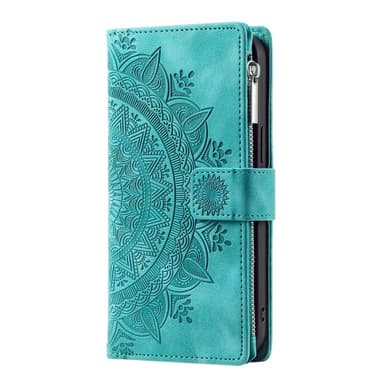 For Samsung Galaxy A56 Lommebok Deksel Shell Mandala Blomstermønster - Mynte