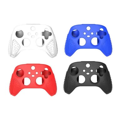 For Xbox Series S/X-spillkontroller Støvtett silikonbeskytter Anti-skli-deksel - Rød