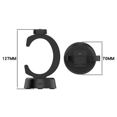 For Xiaomi Redmi Watch 3/Watch 2/Watch 2 Lite Lader og dokkingstasjon 1m kabel