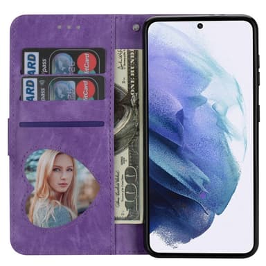 For Samsung Galaxy S25 Ultra Stående Glitterdeksel med Glidelåslomme