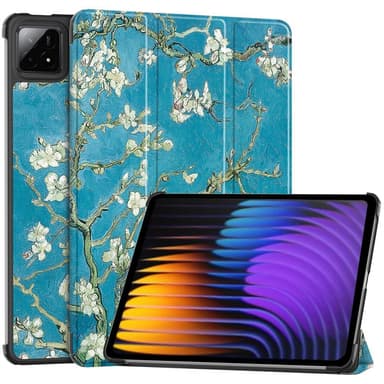Slim Fit Dekselveske Til Xiaomi Pad 7 Auto Wake/Sleep - Apricot Blossom