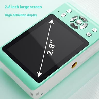 Digitalkamera 2.8-tommers IPS-skjerm HD CCD-kamera med 32 GB TF-kort+kortleser
