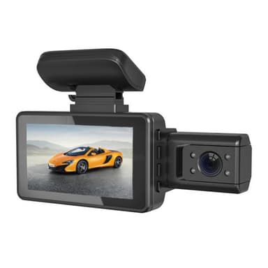 Front- og bakopptak Dash Cam 1080P HD Night Vision Bilkameraopptaker