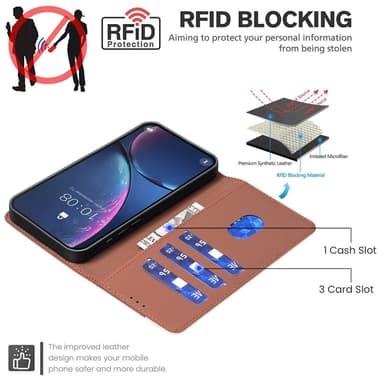BINFEN Lommebok-deksel til Xiaomi Redmi 14C