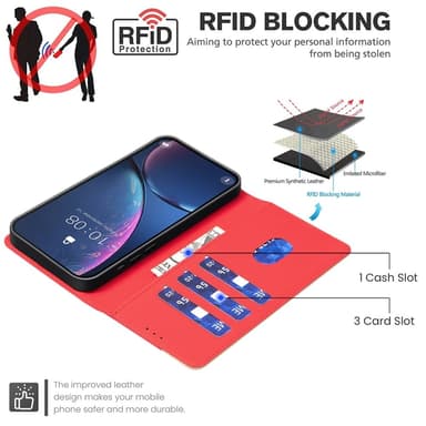 BINFEN Lommebok-deksel til Xiaomi Redmi 14C