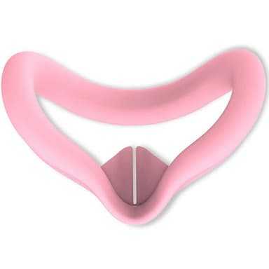 For Meta Quest 3S VR silikonveske Anti-svette ansiktspute beskyttelsesdeksel - rosa