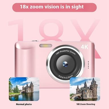 Digitalkamera 2.8-tommers IPS-skjerm HD CCD-kamera med 32 GB TF-kort+kortleser