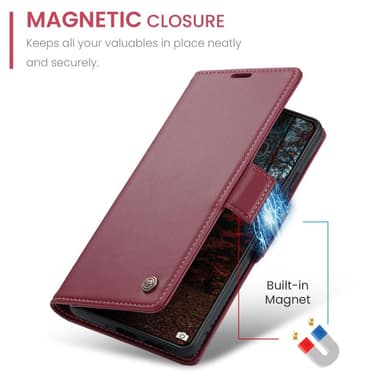 CASEME Lommebok-deksel Xiaomi 14 - Rød