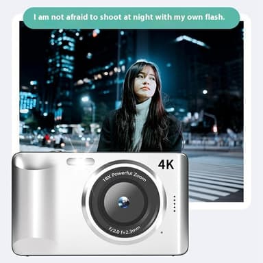 Digitalkamera 2.8-tommers IPS-skjerm HD CCD-kamera med 32 GB TF-kort+kortleser