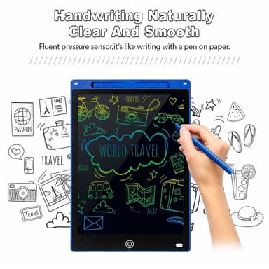 JX-12 12-tommers LCD-skriveblokk Tegneblokk Scribble Pad