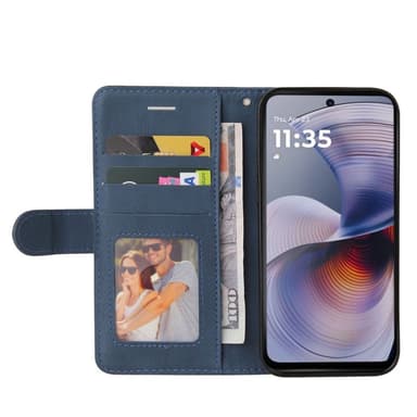 KT Lommebok-deksel til Motorola Moto G55 - Blå