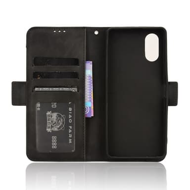 Til Sony Xperia 10 VI Lommebok-deksel - Svart
