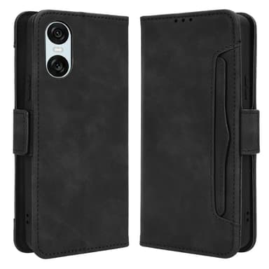 Til Sony Xperia 10 VI Lommebok-deksel - Svart