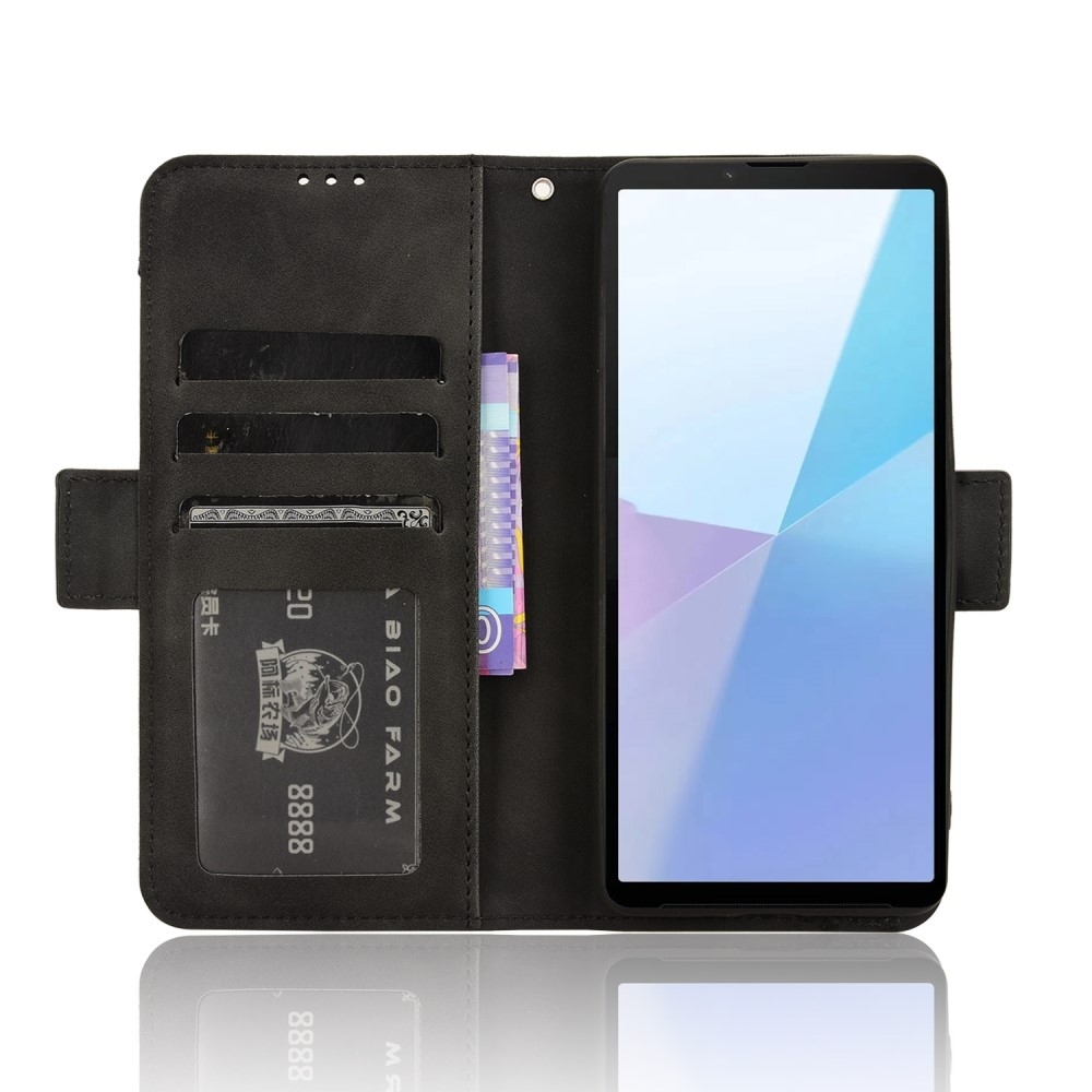 Til Sony Xperia 10 VI Lommebok-deksel - Svart