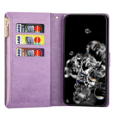 For Samsung Galaxy S25+ Etui Stjernehimmel Gravert Lommebokdeksel