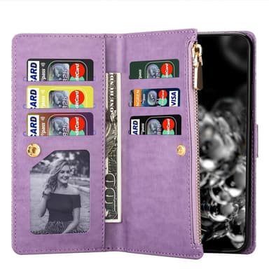 For Samsung Galaxy S25+ Etui Stjernehimmel Gravert Lommebokdeksel