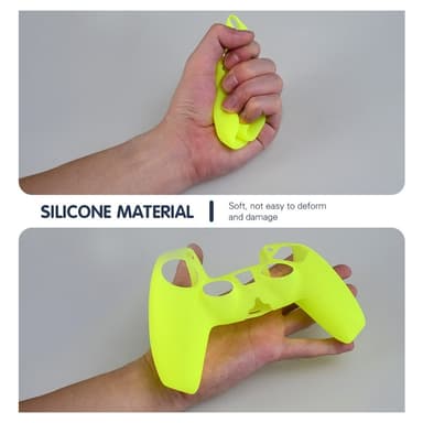 Playstation 5/PS5 Silikon Huddekselveske Anti-Slip Beskyttelse - Lilla